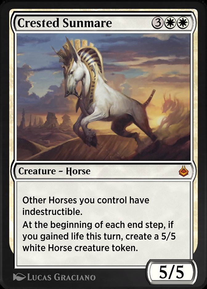Crested Sunmare