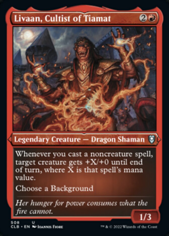 Livaan, Cultist of Tiamat