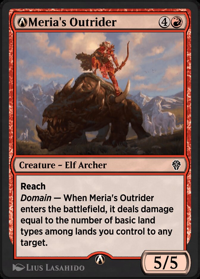 Meria's Outrider (Alchemy)