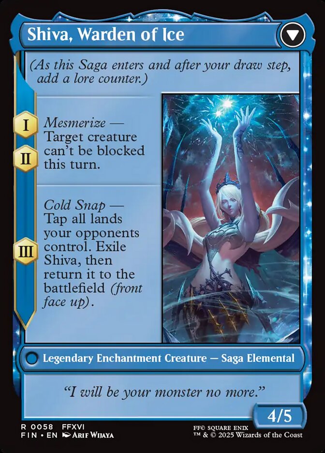 Shiva, Warden of Ice