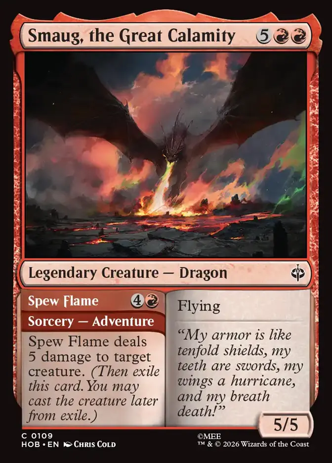Smaug, the Great Calamity