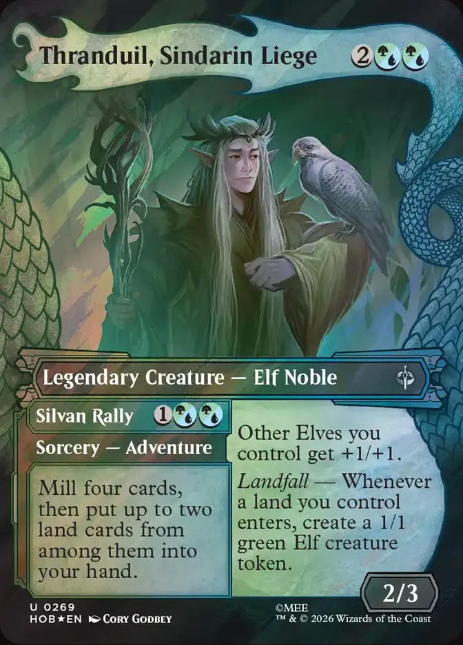 Thranduil, Sindarin Liege