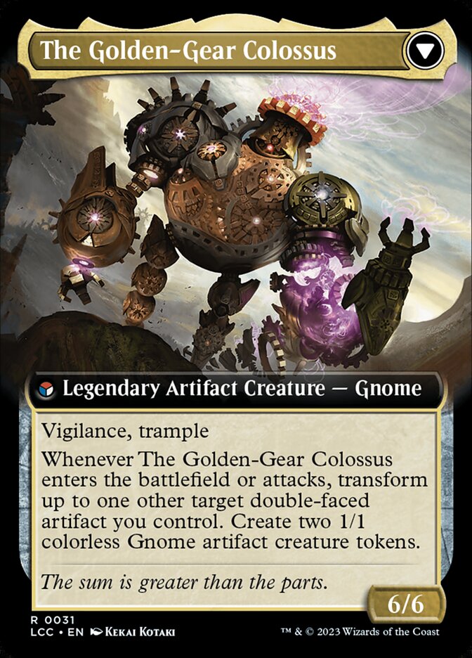 The Golden-Gear Colossus