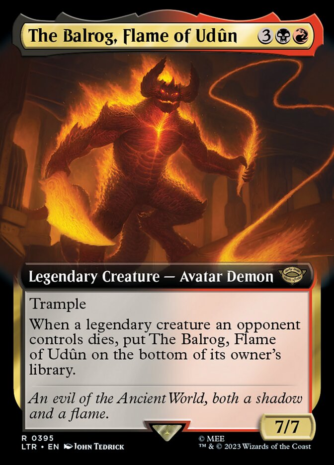 The Balrog, Flame of Udûn