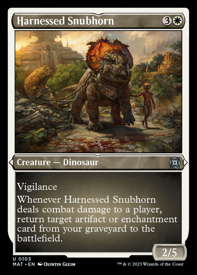 Harnessed Snubhorn