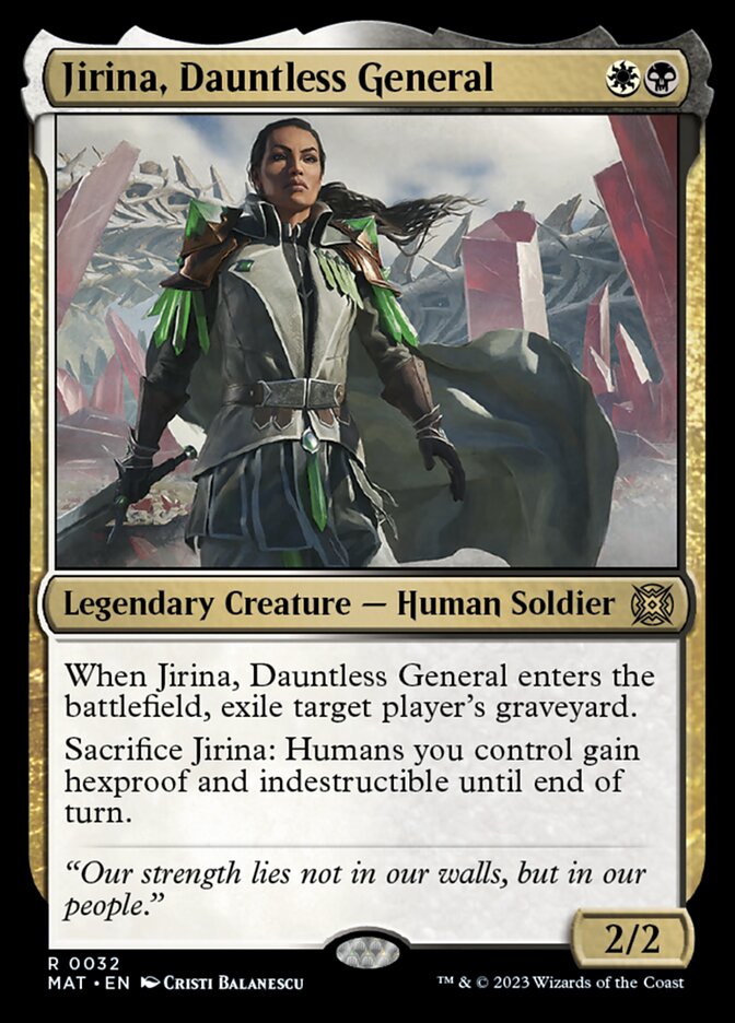 Jirina, Dauntless General