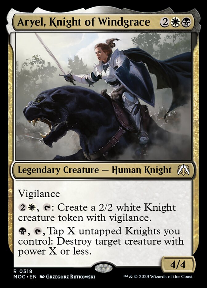 Aryel, Knight of Windgrace