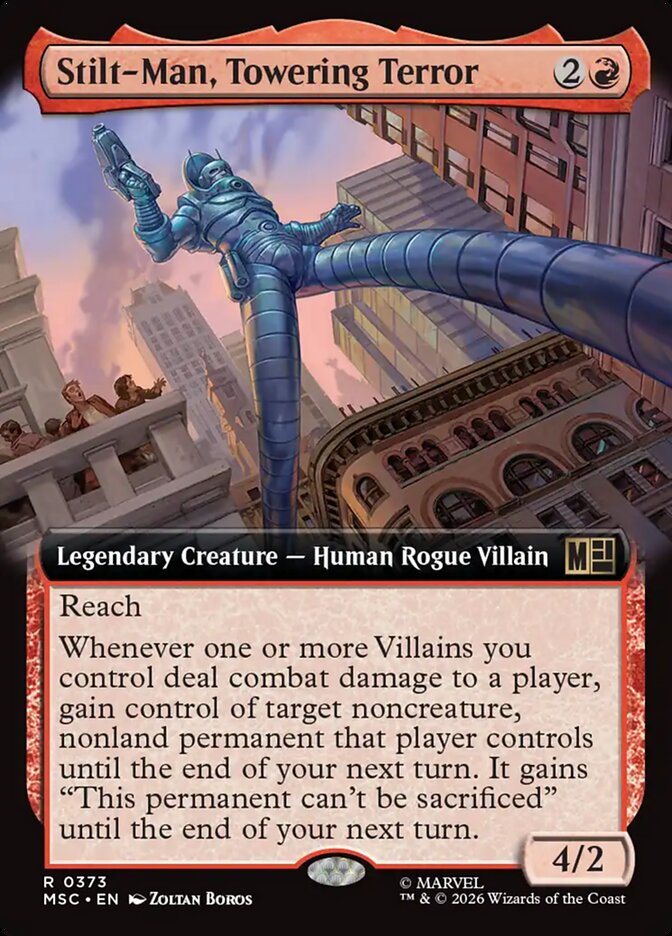 Stilt-Man, Towering Terror