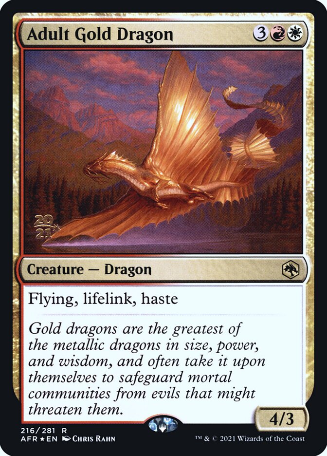 Adult Gold Dragon