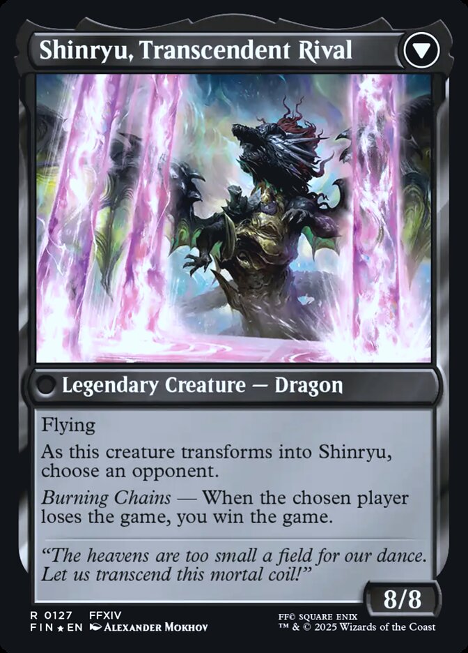 Shinryu, Transcendent Rival