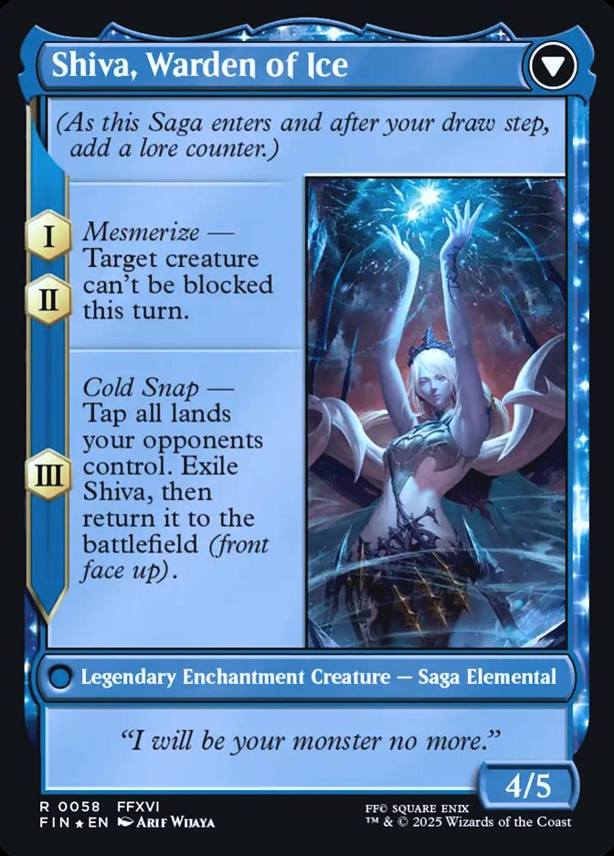Shiva, Warden of Ice