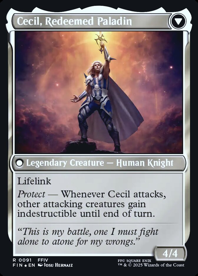 Cecil, Redeemed Paladin