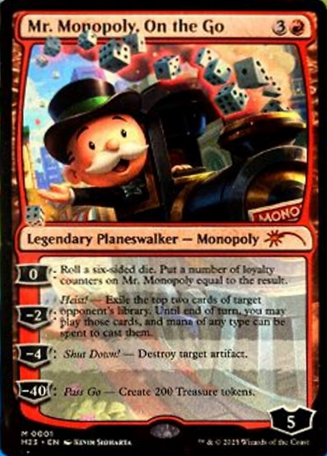 Mr. Monopoly, On the Go