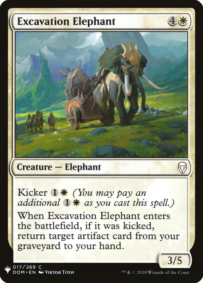 Excavation Elephant