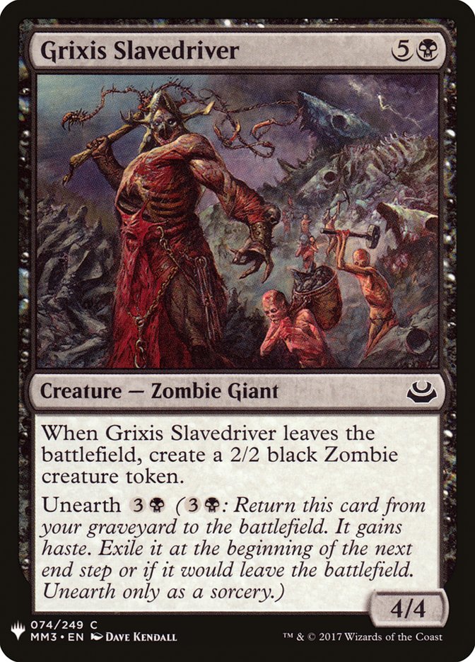 Grixis Slavedriver