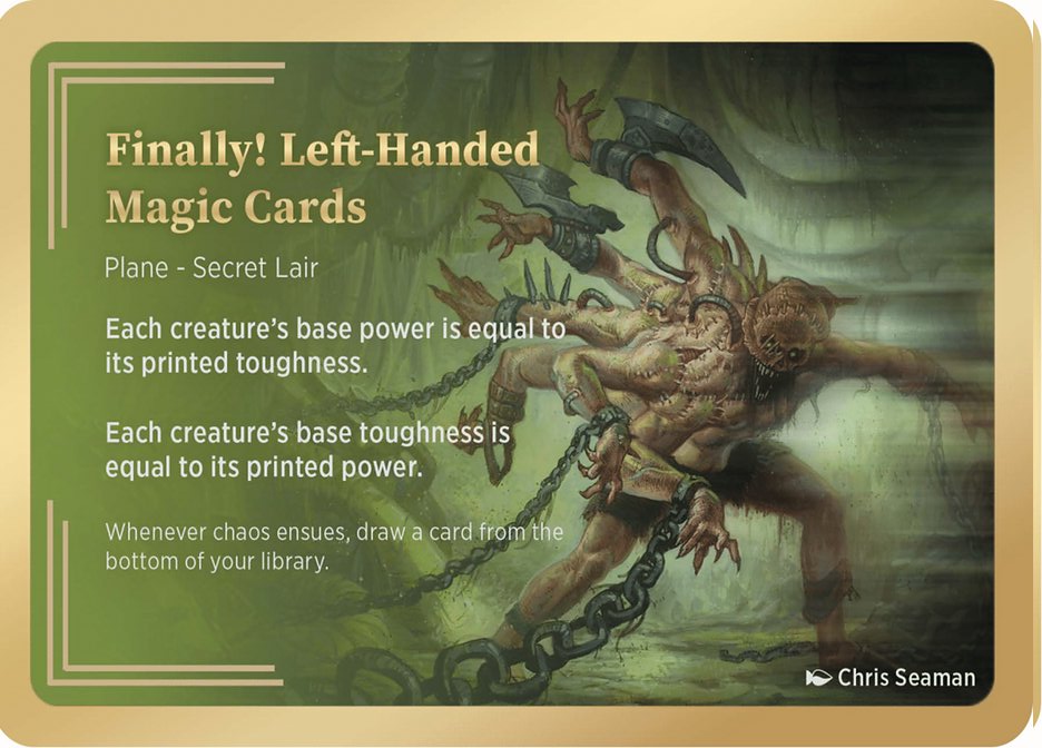 Finally! Left-Handed Magic Cards