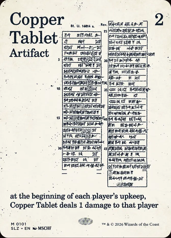Copper Tablet