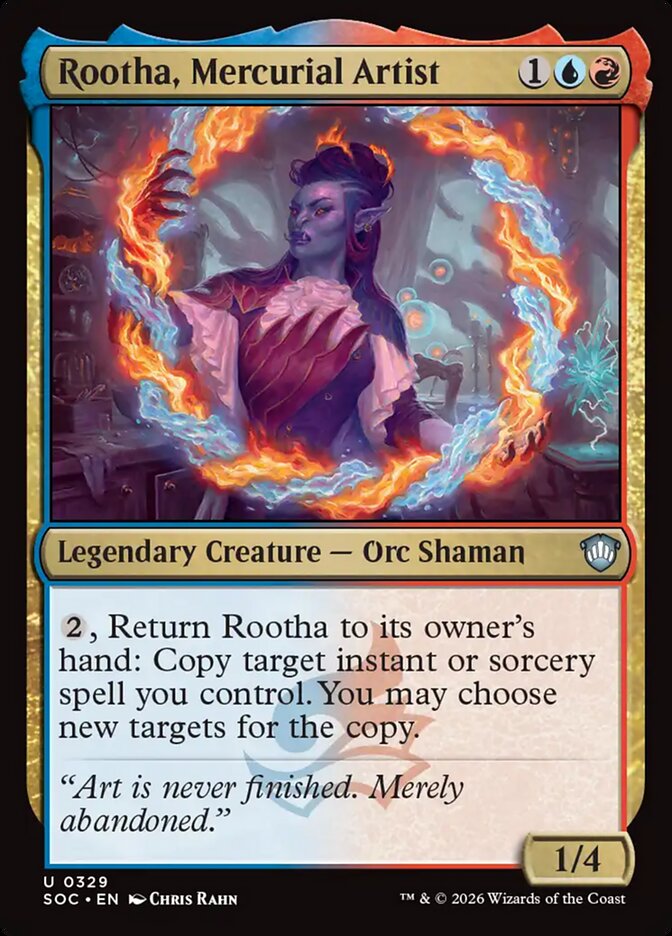 Rootha, Mercurial Artist