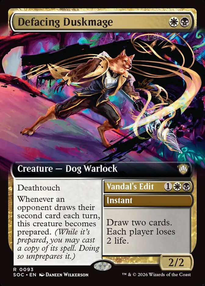 Defacing Duskmage