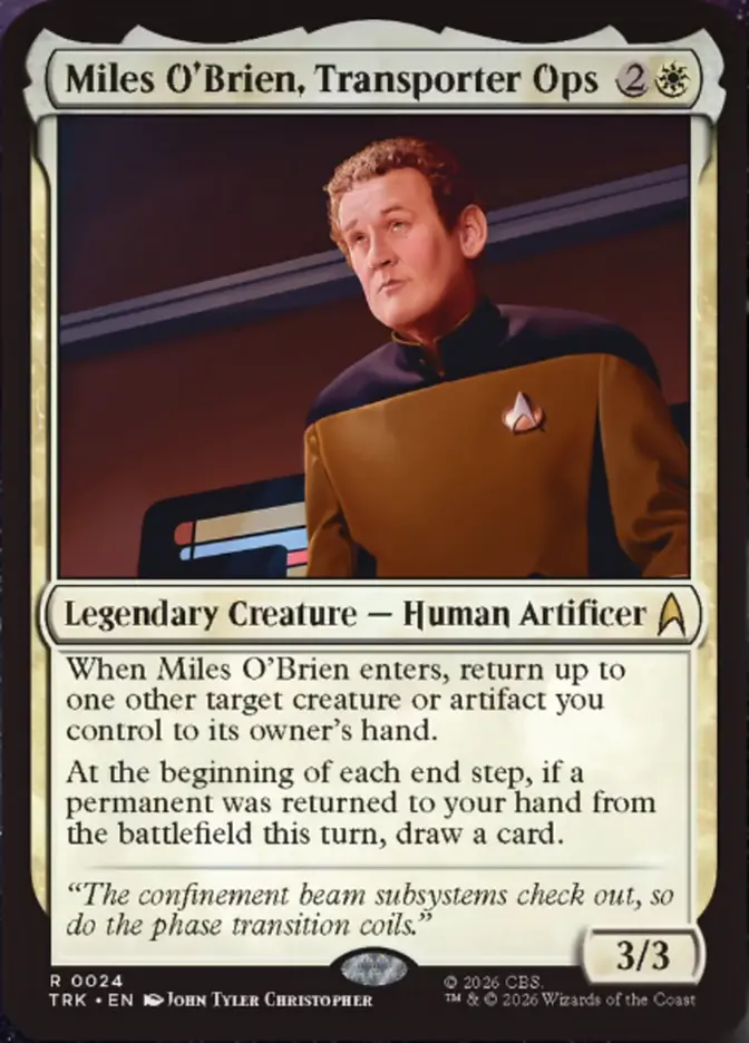 Miles O'Brien, Transporter Ops