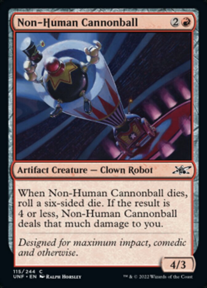 Non-Human Cannonball