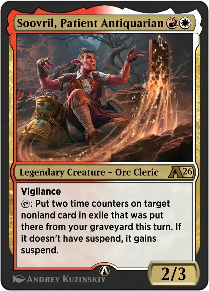 Soovril, Patient Antiquarian