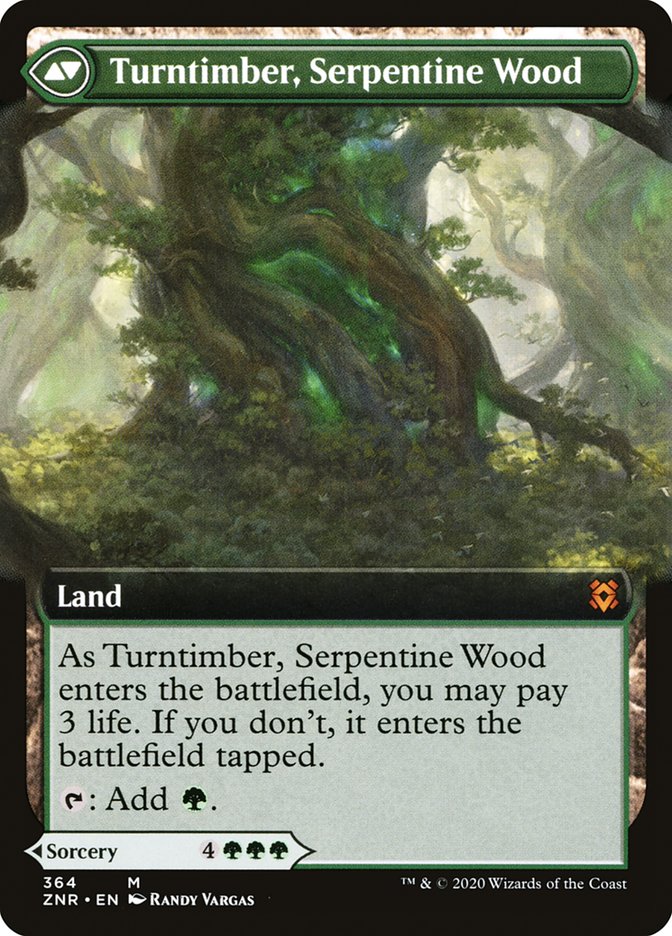 Turntimber, Serpentine Wood