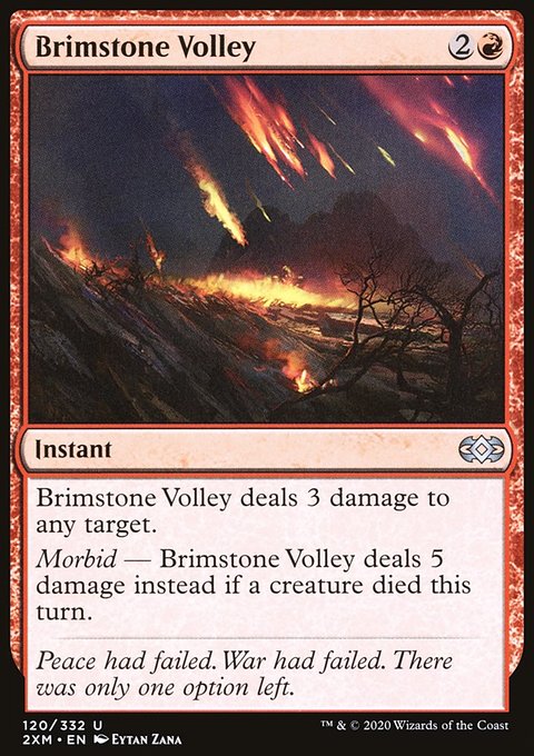 Brimstone Volley