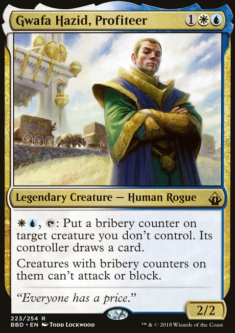 Gwafa Hazid, Profiteer