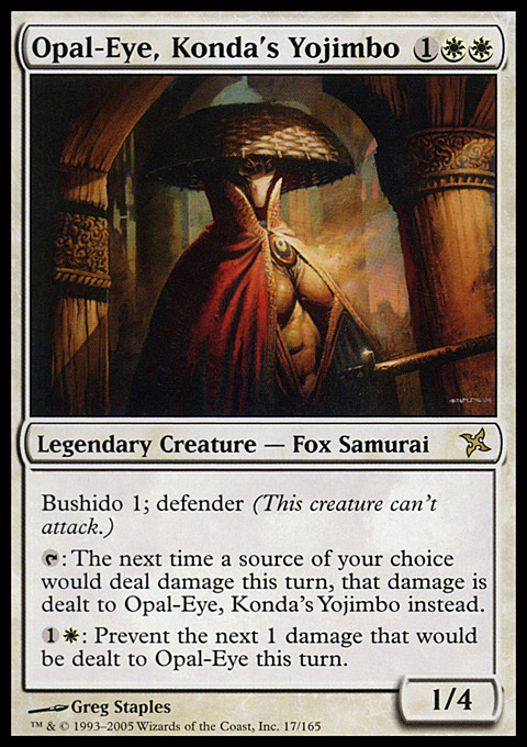 Opal-Eye, Konda's Yojimbo