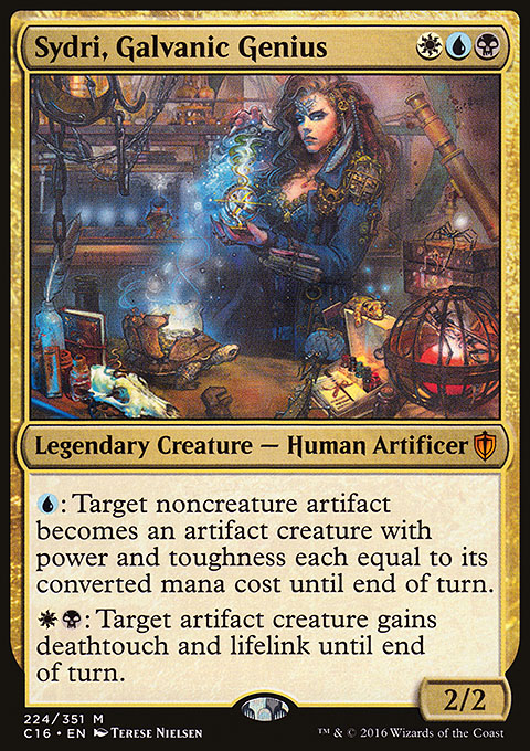 Sydri, Galvanic Genius