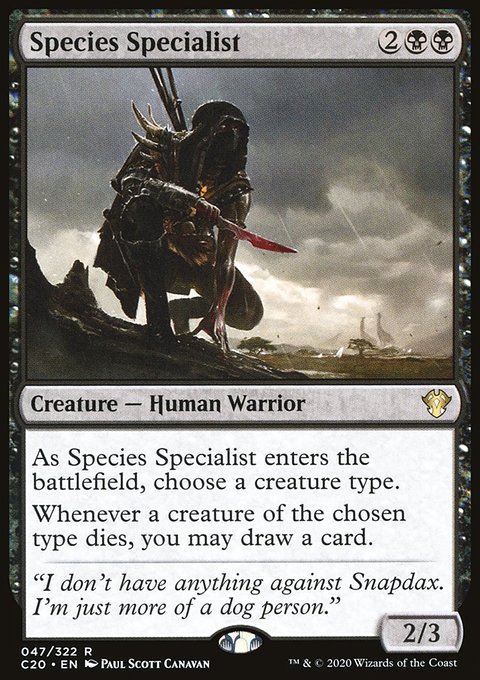 Species Specialist