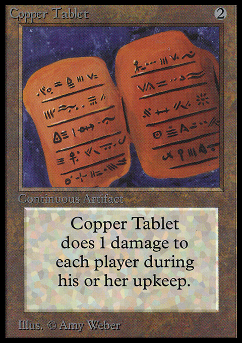 Copper Tablet