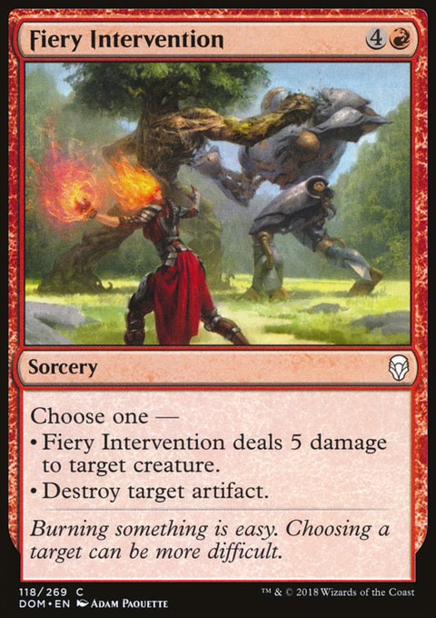 Fiery Intervention