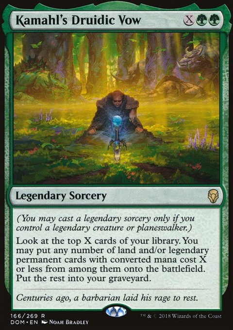 Kamahl's Druidic Vow