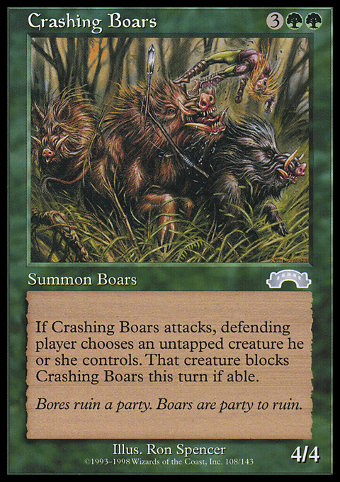 Crashing Boars