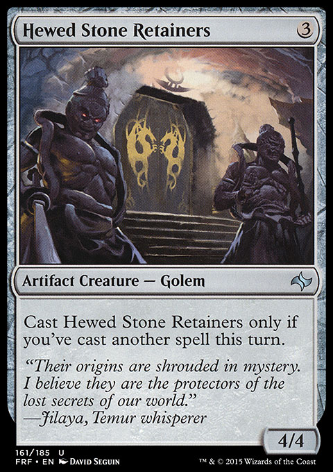 Hewed Stone Retainers