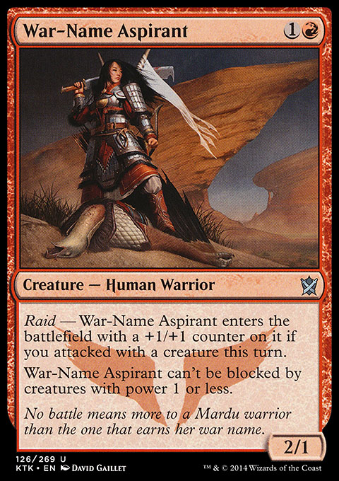 War-Name Aspirant