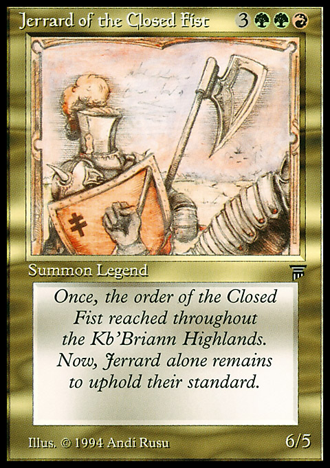 Jerrard of the Closed Fist