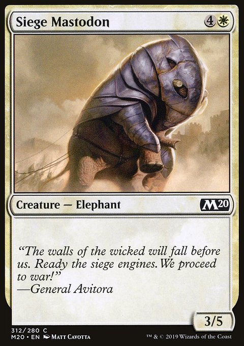 Siege Mastodon