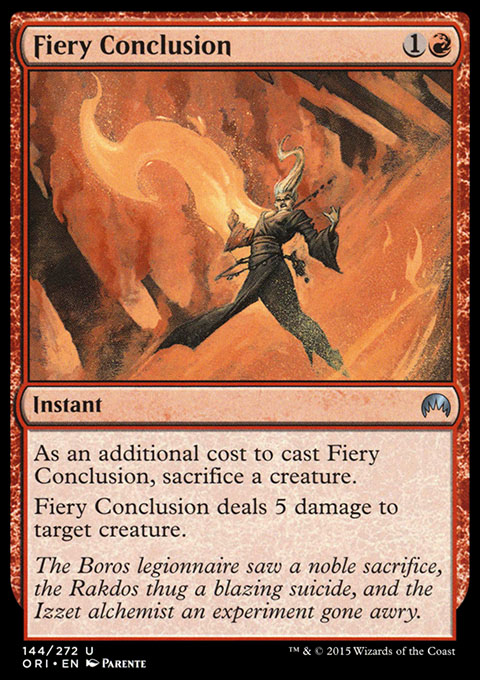 Fiery Conclusion