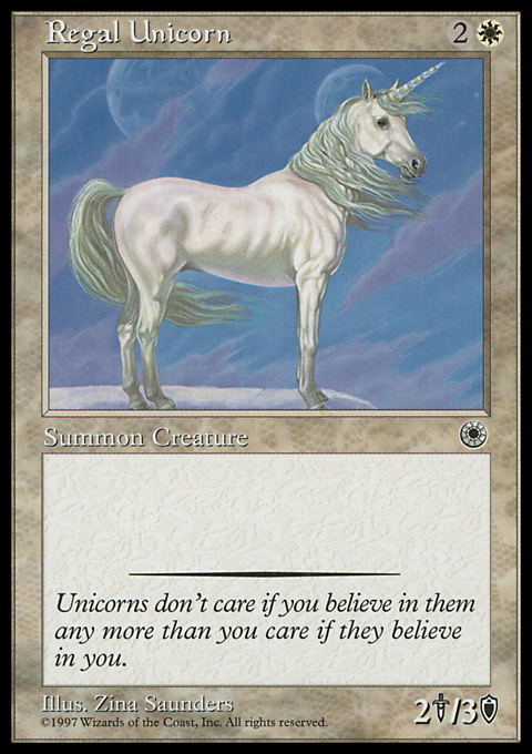 Regal Unicorn