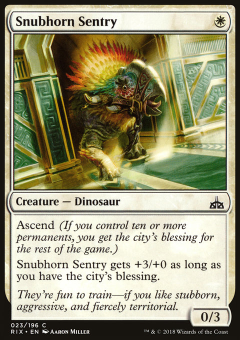 Snubhorn Sentry