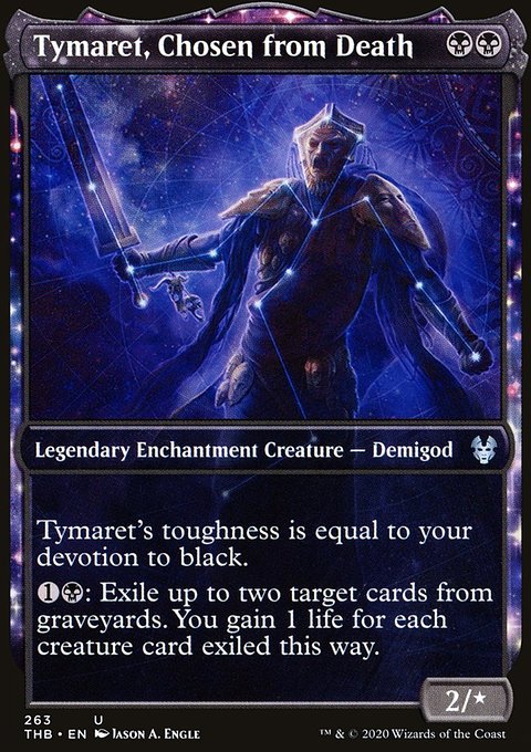 Tymaret, Chosen from Death