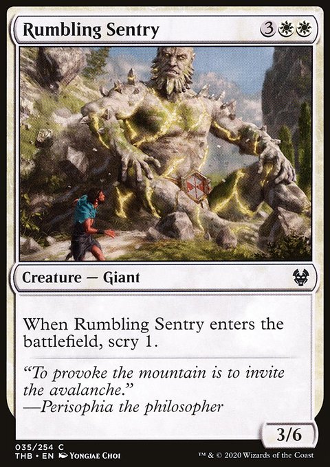 Rumbling Sentry