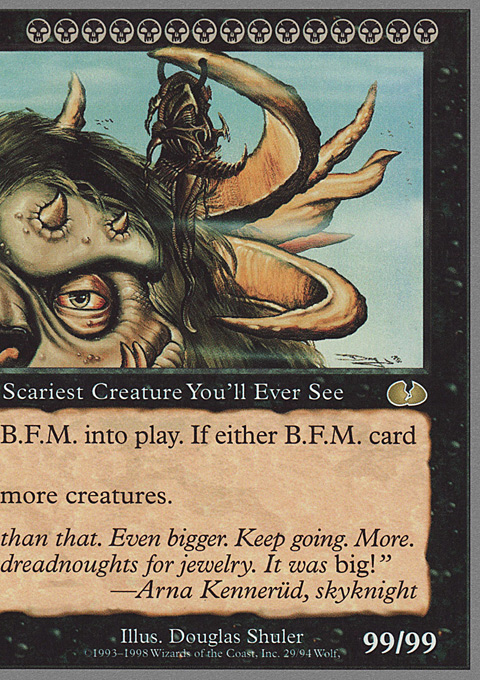 B.F.M. (Big Furry Monster, Right Side)