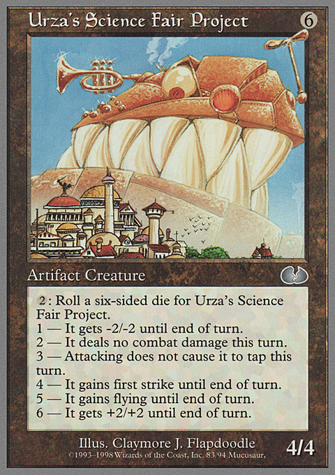 Urza's Science Fair Project