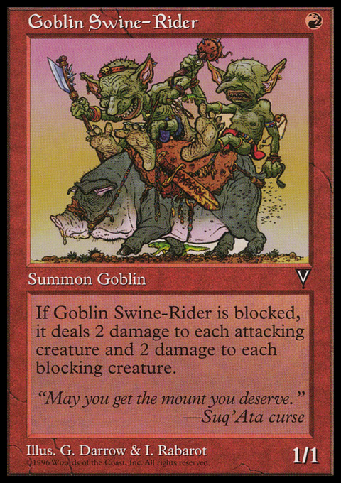 Goblin Swine-Rider